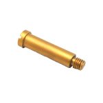 Customized CNC Wire EDM Brass and Copper Turned Part Circular Shaft with Machining and Threading CNC Lathe and Milling Services
